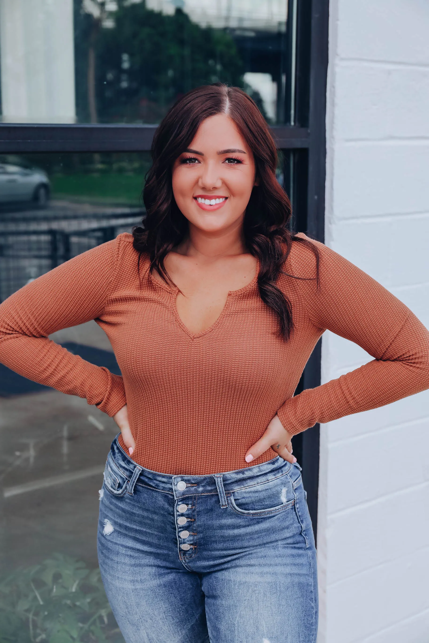 Kenosha Textured Knit Top - Butterscotch