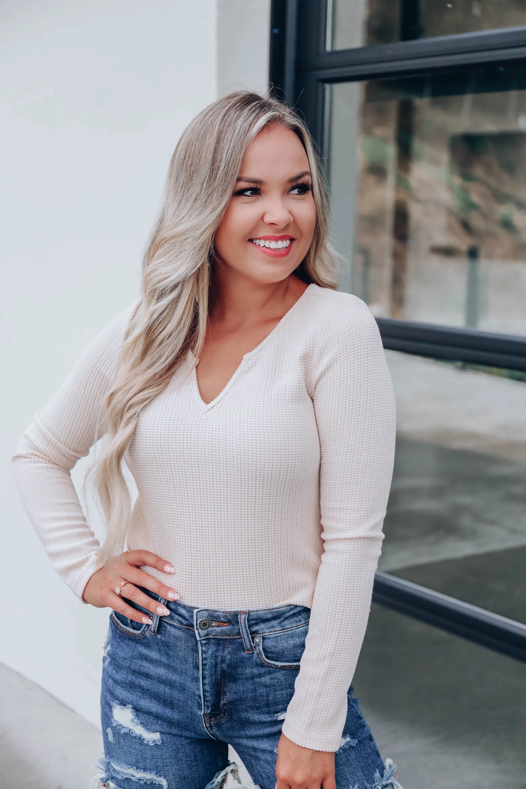Kenosha Textured Knit Top