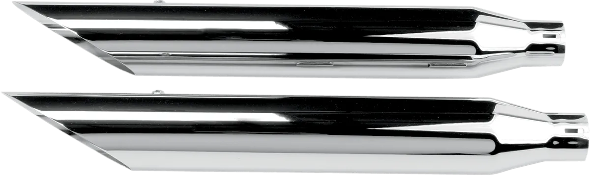 Khrome Werks 202460 3in. HP-Plus Slip-On Mufflers - Tapered - Chrome