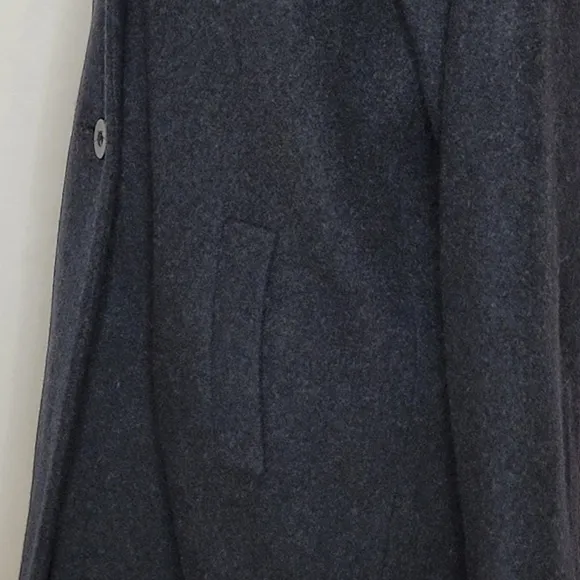 Kristen Blake Womens 70% Wool 10% Cashmere Blend Two-Button Top Coat - Size S