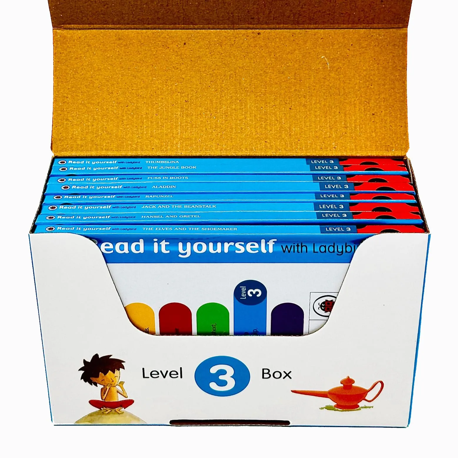 Ladybird Read It Yourself Tuck Box Level 3: 8 Books Box Set (The Elves and the Shoemaker)