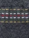 Lambswool Socks - Charcoal/Yellow/Moss/Red