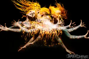 Lena Scissorhands: Of Fire and Flame 1 - Matte Mini Print (Clearance)