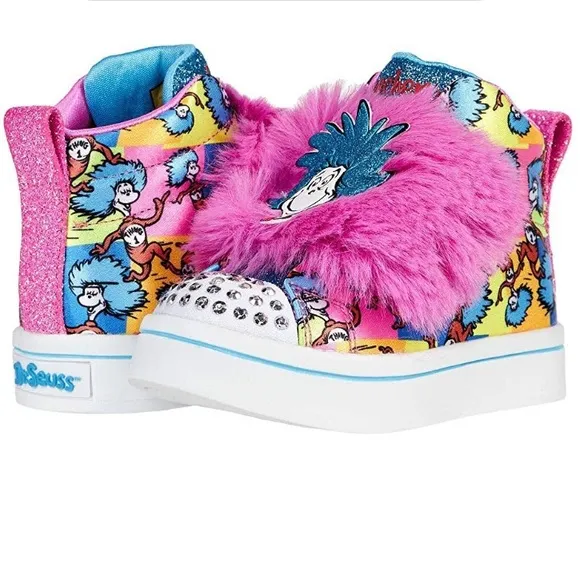 Like new Skechers X Dr Seuss Light Up Limited Edition Sneakers Little Gi…