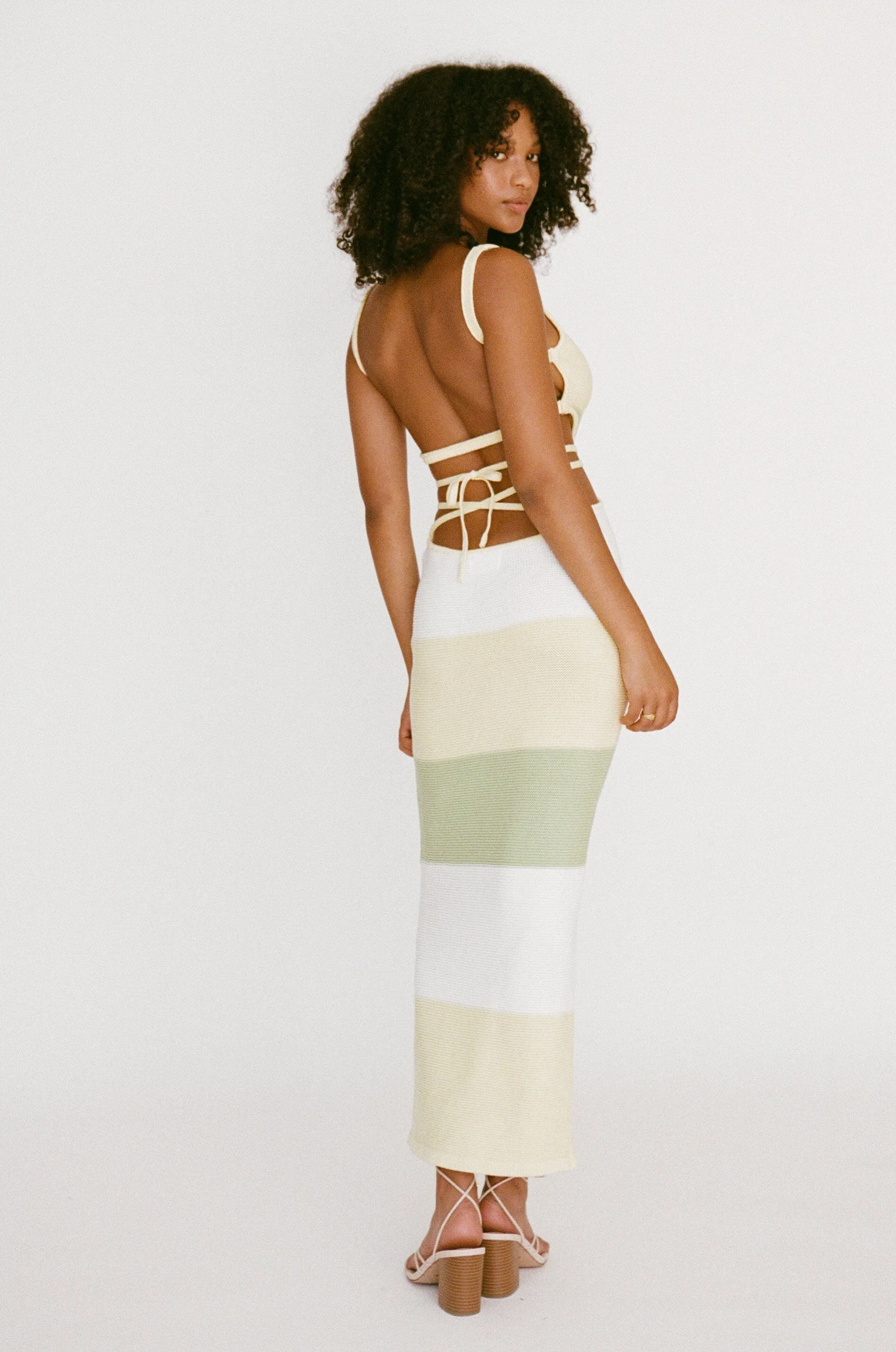 London Knit Dress - Citrus