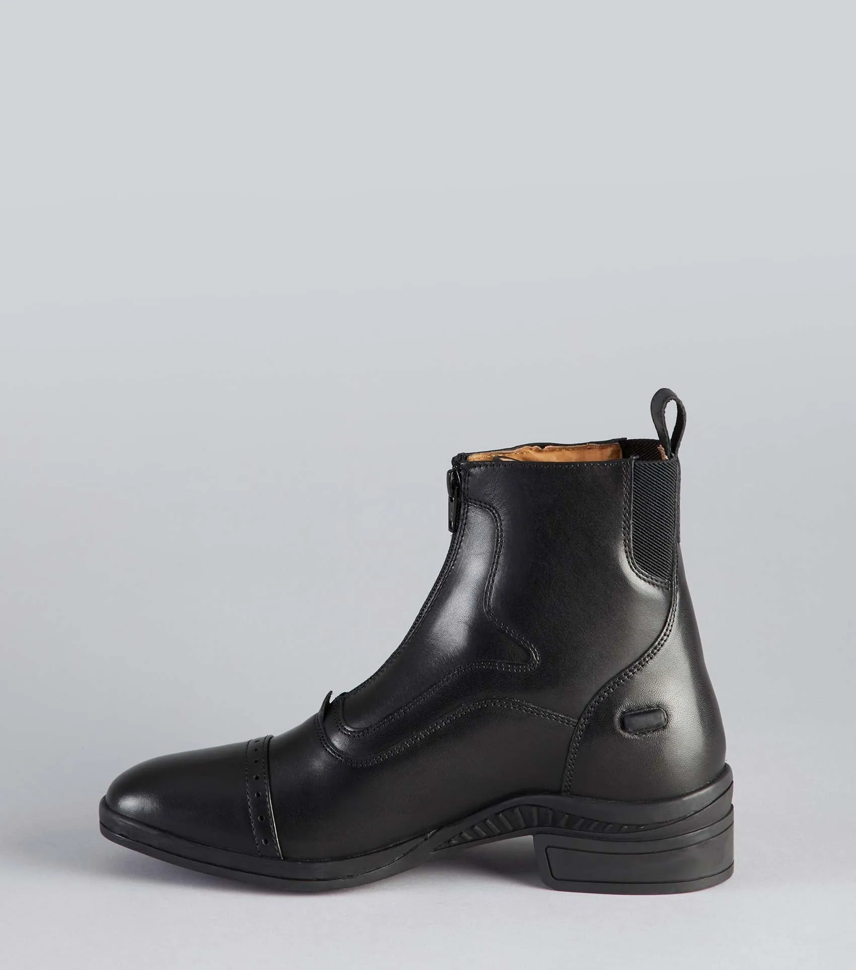 Loxley Ladies Leather Paddock/Riding Boots Black
