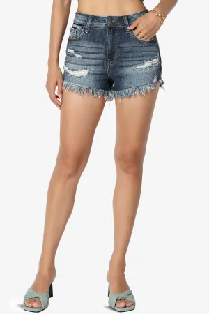 Lulu High Rise Cutoff Shorts After Dark