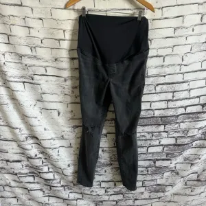 Madewell Maternity Over-the-Belly Skinny Jeans in Black Sea SZ 27