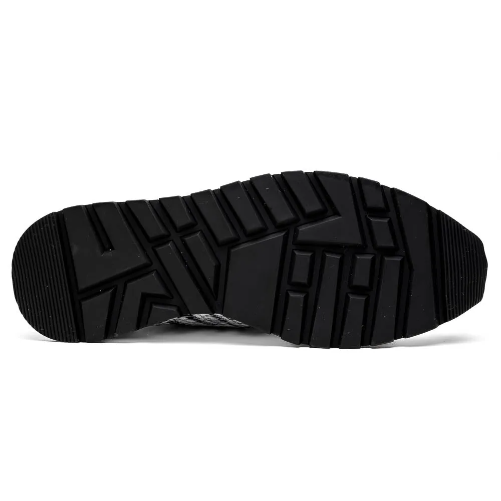 Marco Di Milano Alonzo Newspaper Genuine Caiman Crocodile Casual Sneakers