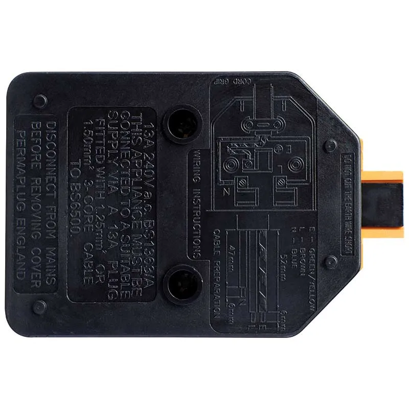 Masterplug EXS13110O 1 Socket 10m 13A Heavy Duty Extension Lead Orange