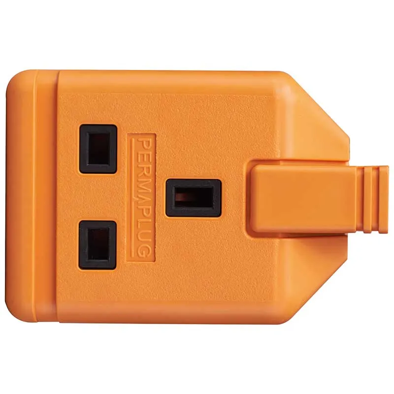 Masterplug EXS13110O 1 Socket 10m 13A Heavy Duty Extension Lead Orange