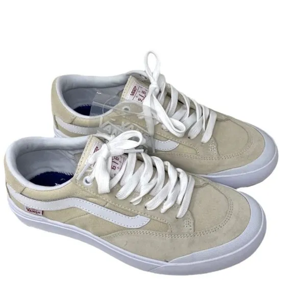 💖MEGA SALE💖VANS Berle Whitecap Suede Low Top White Tan  Women’s  VN0A5JIJ83M