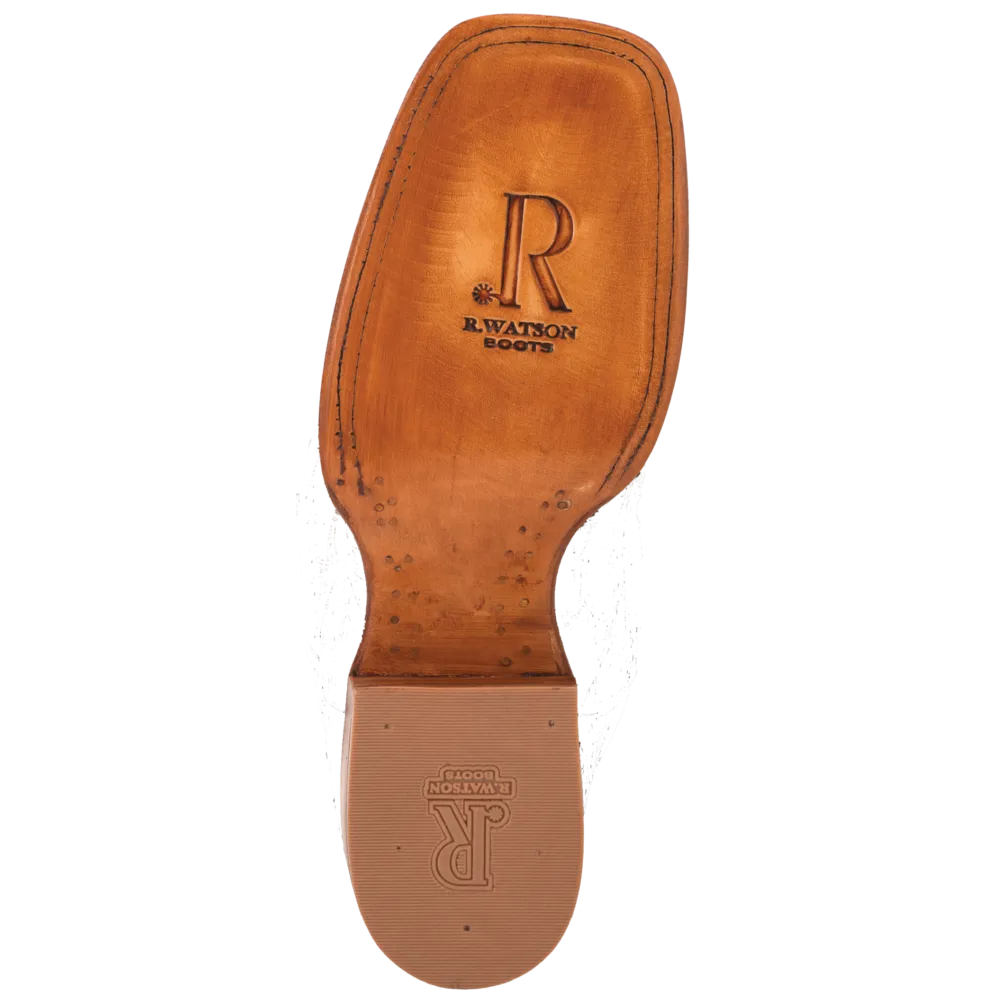MEN'S R. WATSON RW8021-2 Arizona Tan Cowhide WESTERN BOOTS