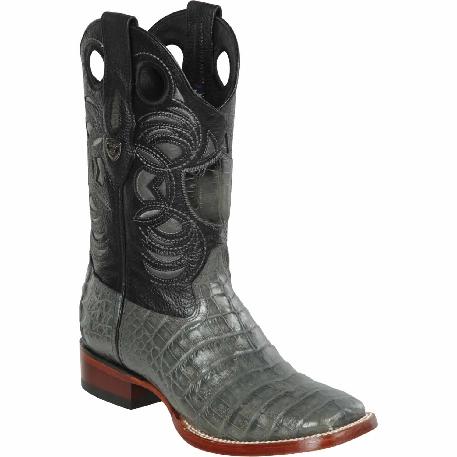 Men's Wild West Caiman Belly Ranch Toe Boots 282482