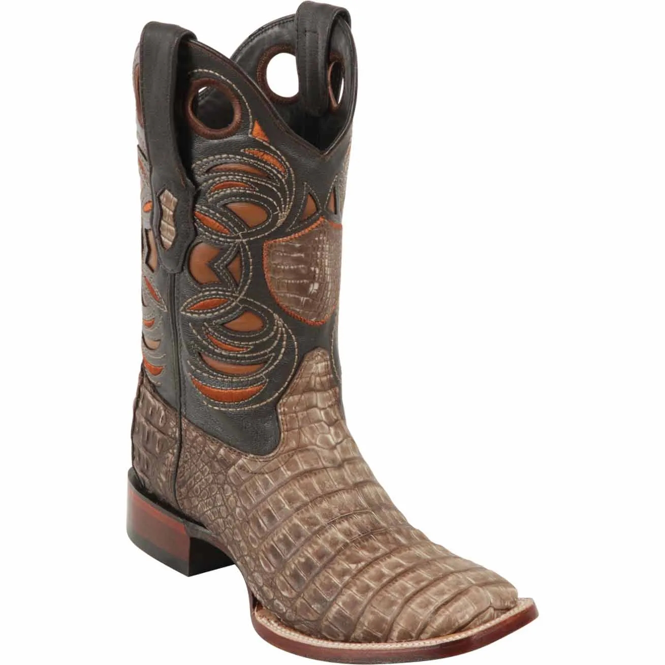 Men's Wild West Caiman Belly Ranch Toe Boots 282482