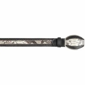 Men's Wild West Python Laser Design Casual Belt 2C24U5749