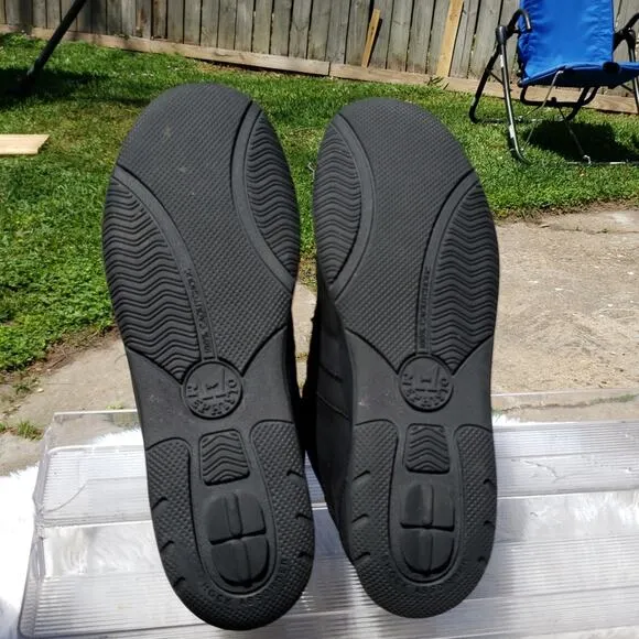 ***MEPHISTO** RUNOFF LASER LEATHER NUBUCK BLACK SIZE 9 MADE IN BOSNIA