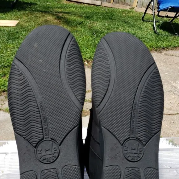 ***MEPHISTO** RUNOFF LASER LEATHER NUBUCK BLACK SIZE 9 MADE IN BOSNIA