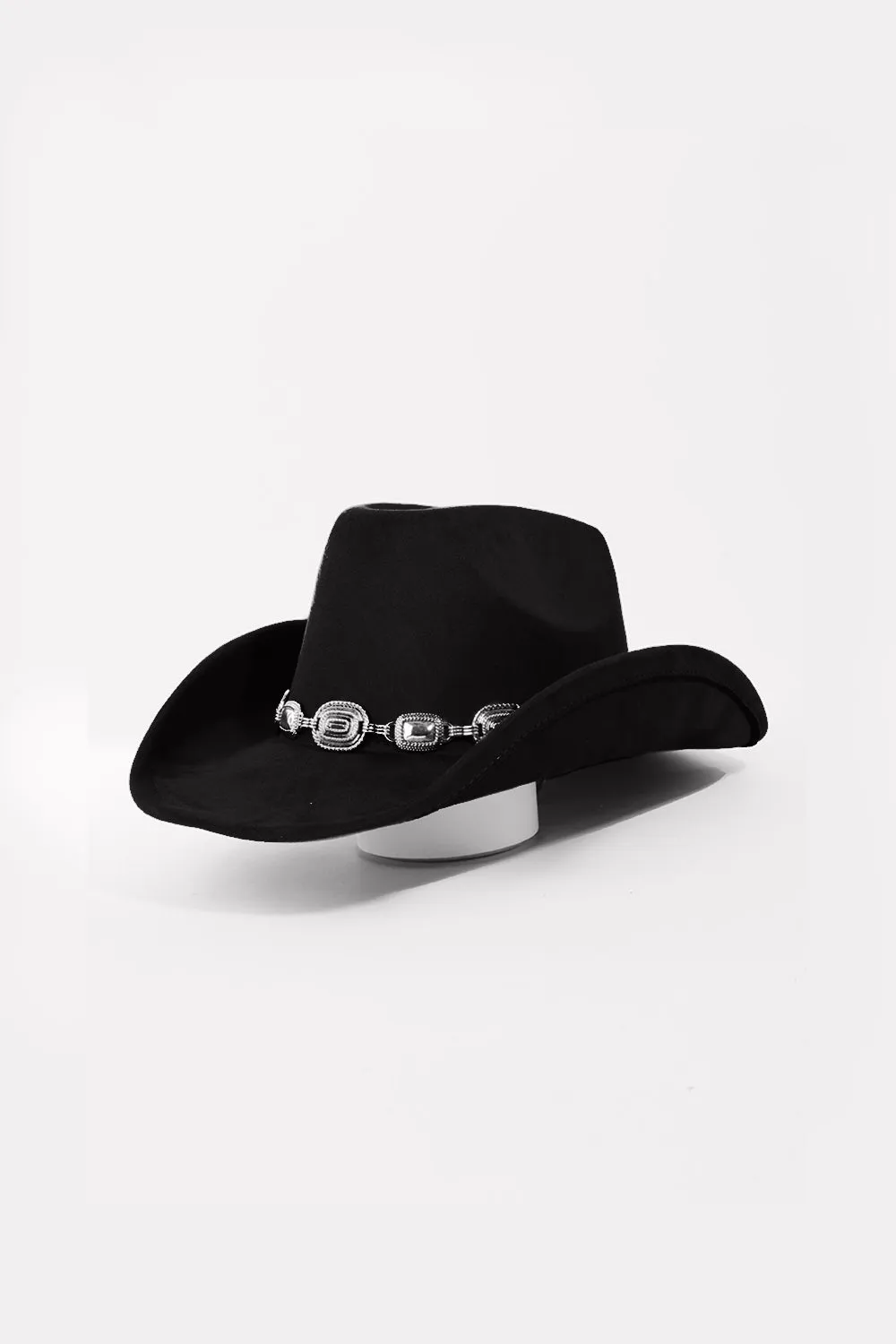Metal Trim Cowboy Hat