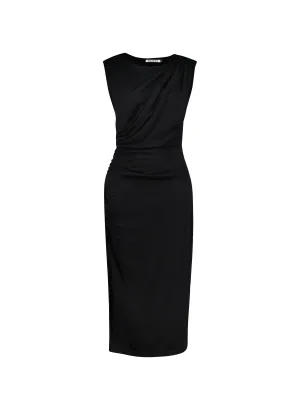 Michaela TENCEL™ Dress | Caviar Black