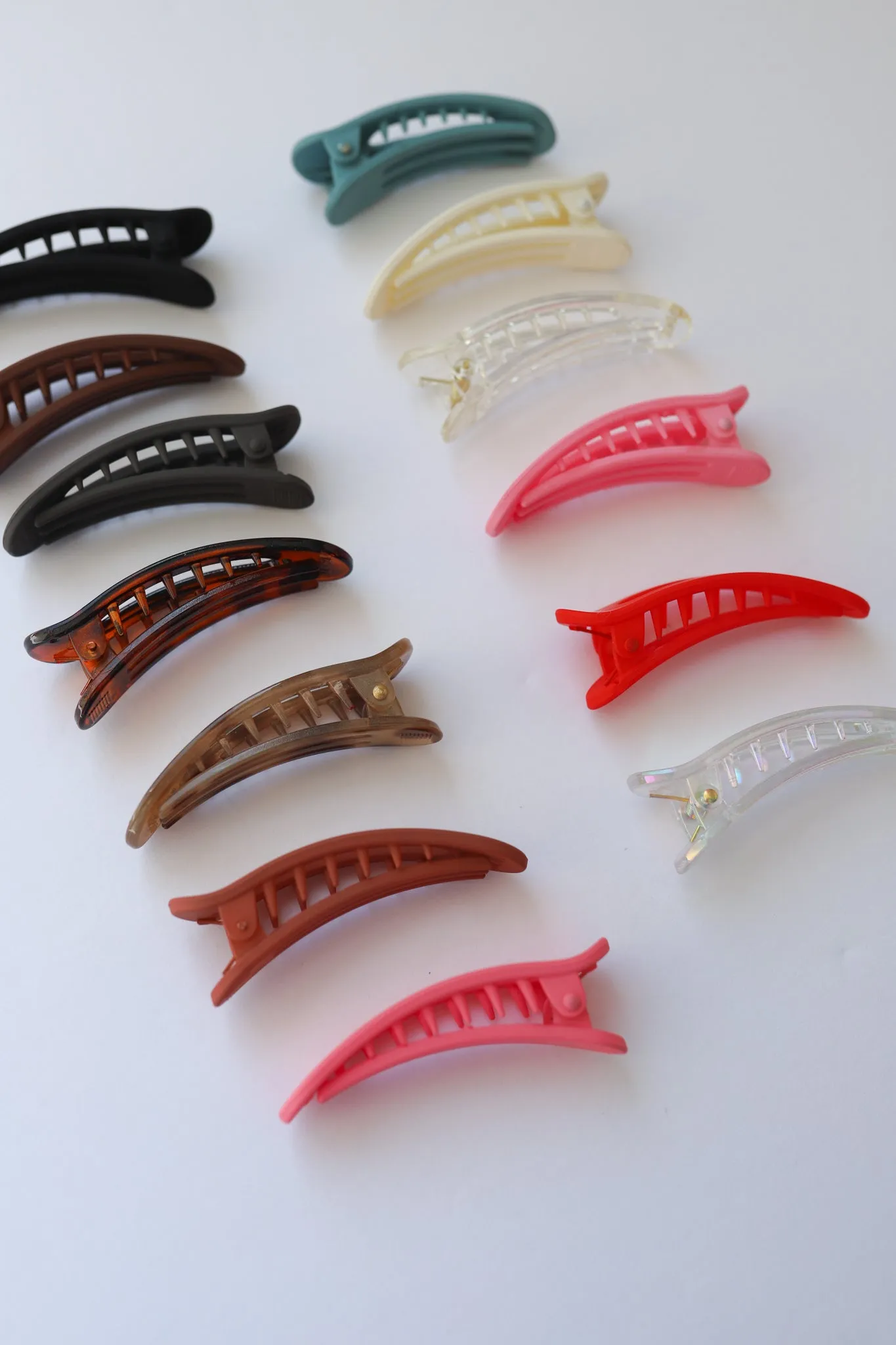 MINI LAY DOWN CLAW ( 12 COLORS )