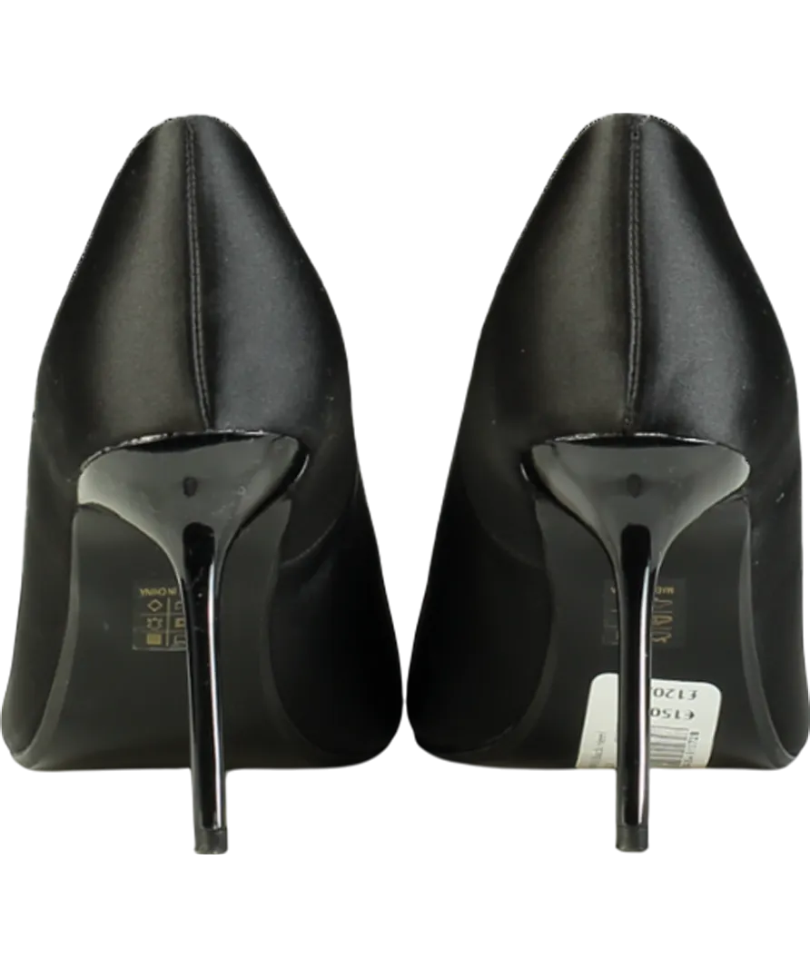 Mint Velvet Black Court High Heels UK 8 EU 41 👠