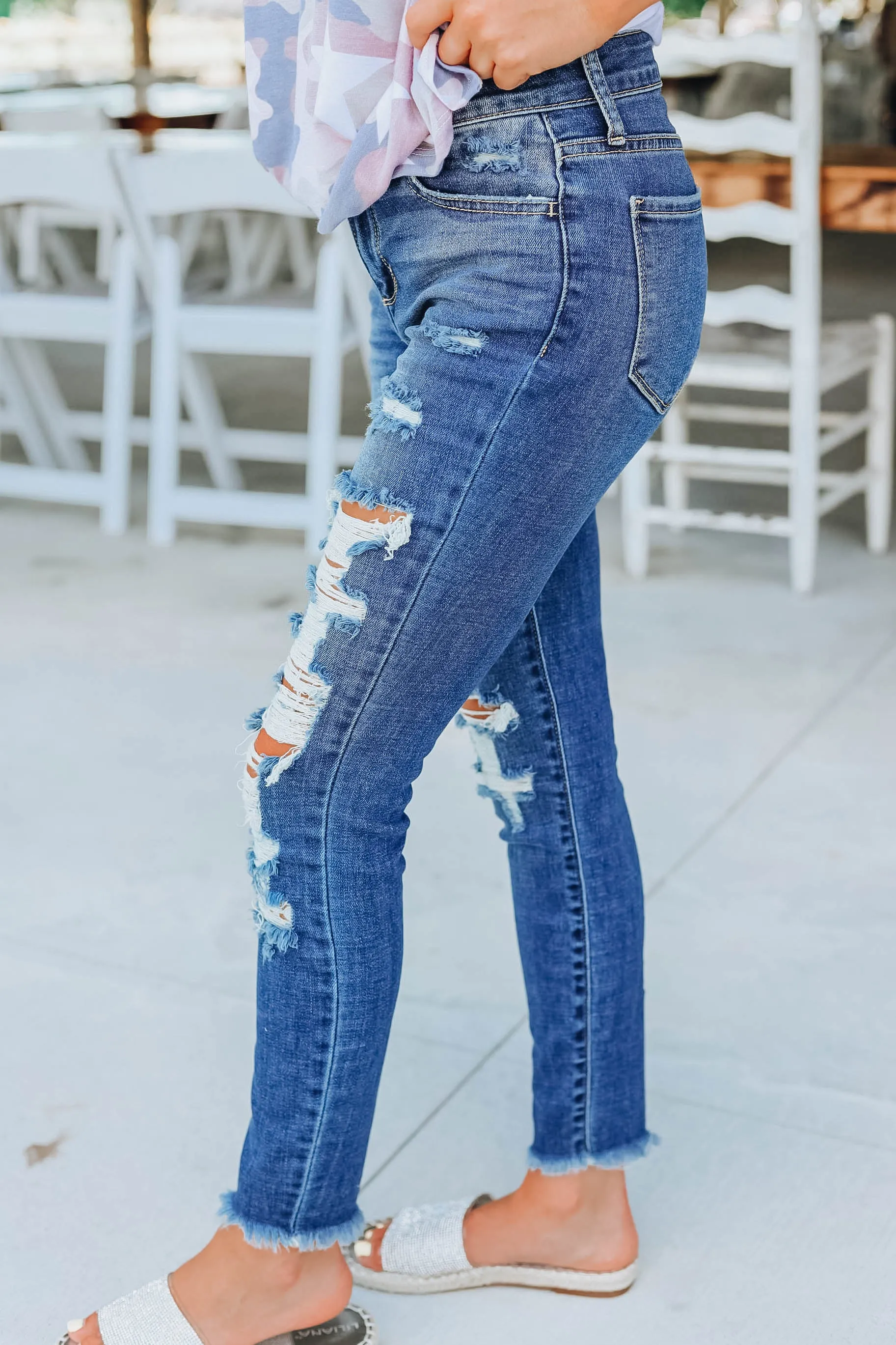 Missy Mid-Rise Skinny Jeans - Dark