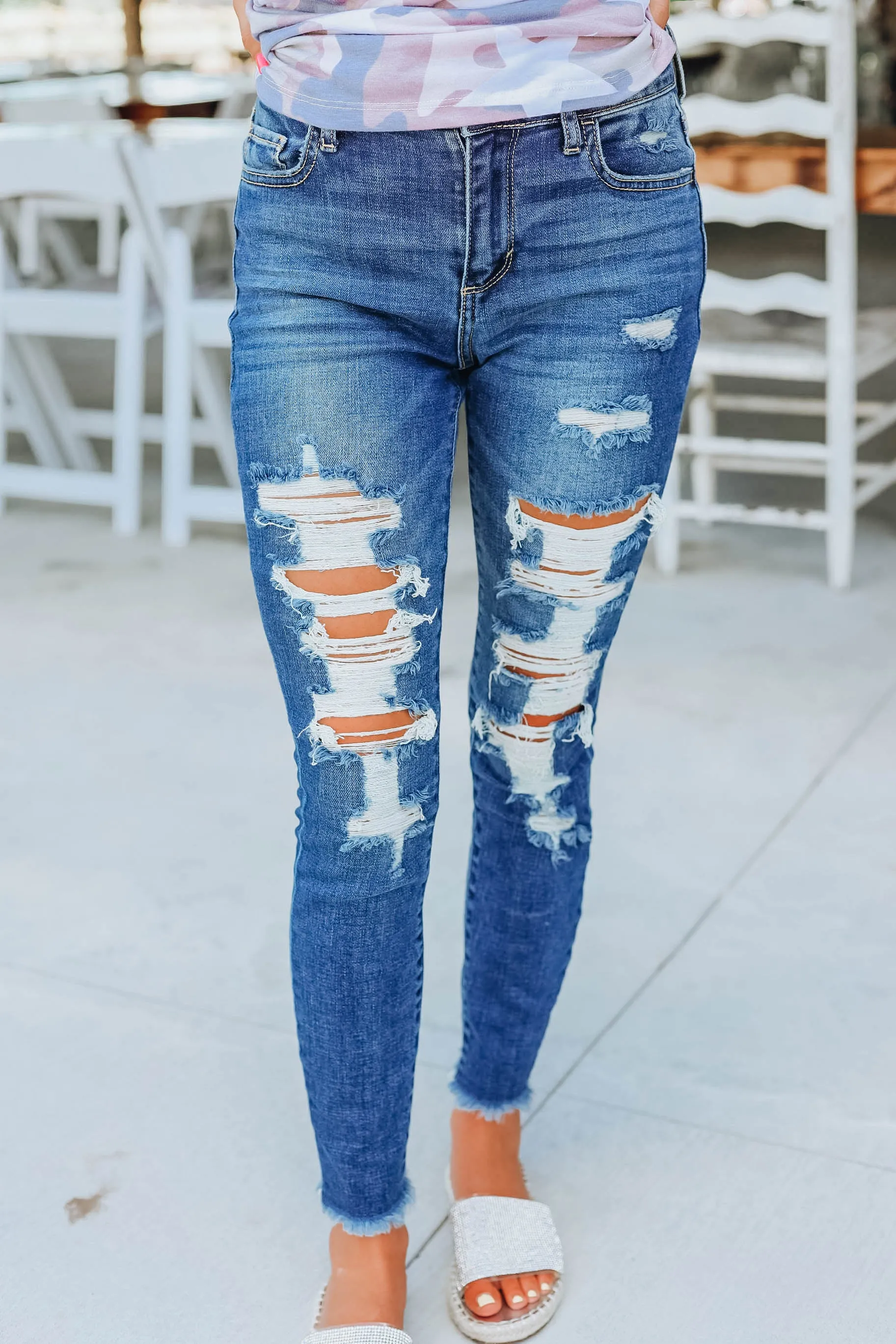 Missy Mid-Rise Skinny Jeans - Dark