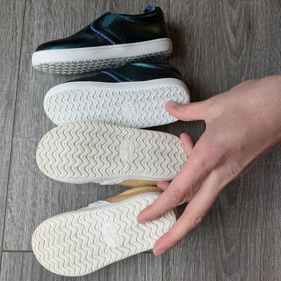 Monkey Feet slip on sneakers (2 pair)