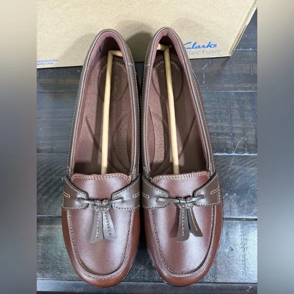 NEW Clarks Ashland Bubble Loafer Brown Multi US Women's 10
