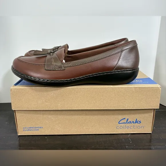 NEW Clarks Ashland Bubble Loafer Brown Multi US Women's 10