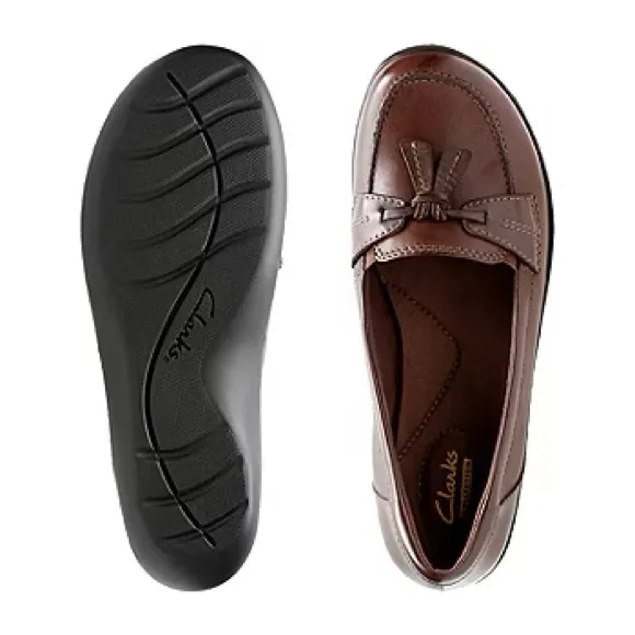 NEW Clarks Ashland Bubble Loafer Brown Multi US Women's 10