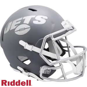 New York Jets Helmet Riddell Replica Full Size Speed Style Slate Alternate