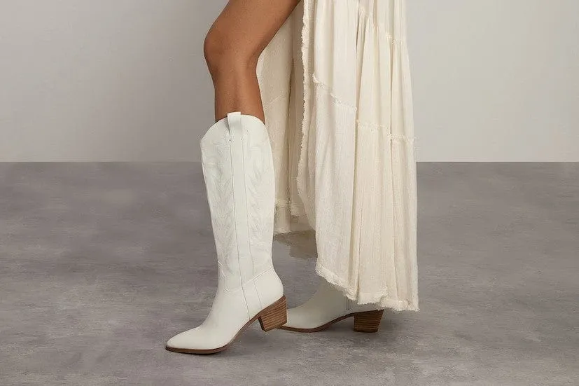 Next Level Cowgirl Boots In White