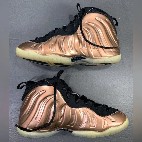 Nike Air Foamposite One “Copper &amp; Black“ Youth Sneakers Shoe Size 3Y