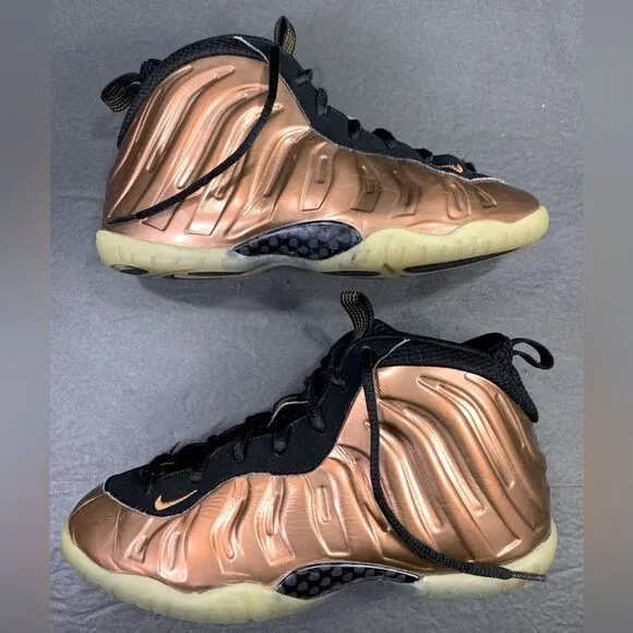 Nike Air Foamposite One “Copper &amp; Black“ Youth Sneakers Shoe Size 3Y