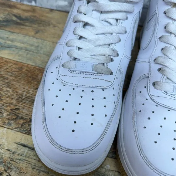Nike Air Force‎ 1 '07 Low White Gum Sneakers DJ2739-100 Mens Size 11