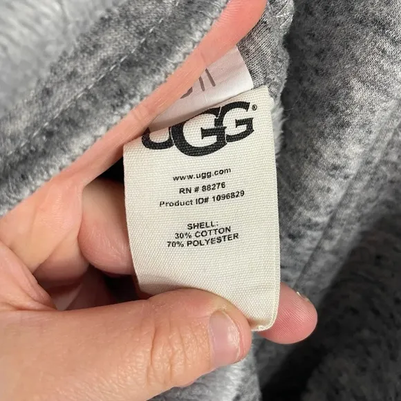 NWOT UGG Women’s Pichot Fleece Poncho in Grey Size M/L