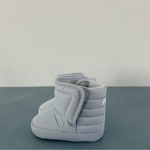 NWT Ralph Lauren Hamilten II EZ Light Blue Baby Pre-Walker Boots