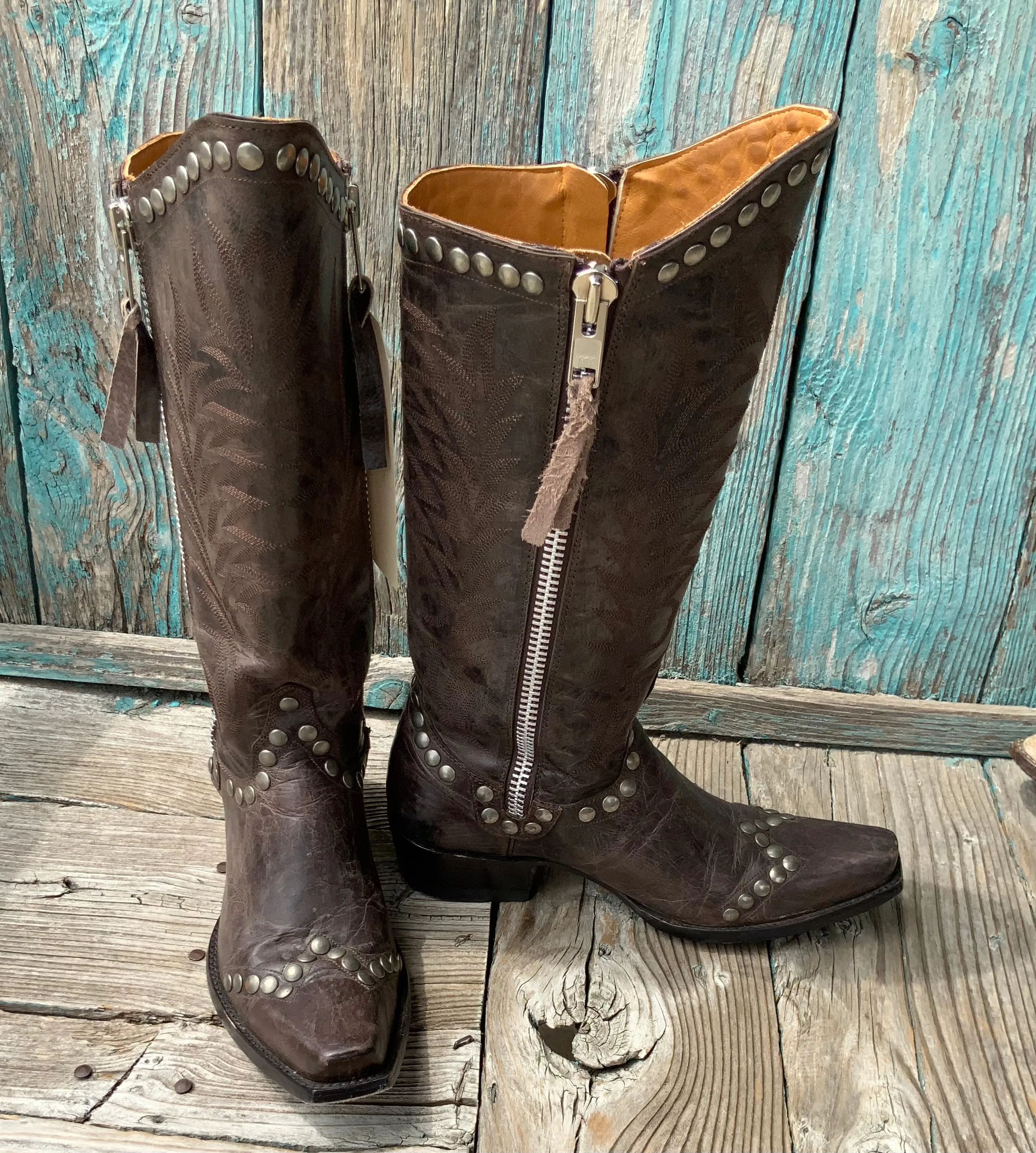 Old Gringo Brown Rock Razz Boots 8M EUC