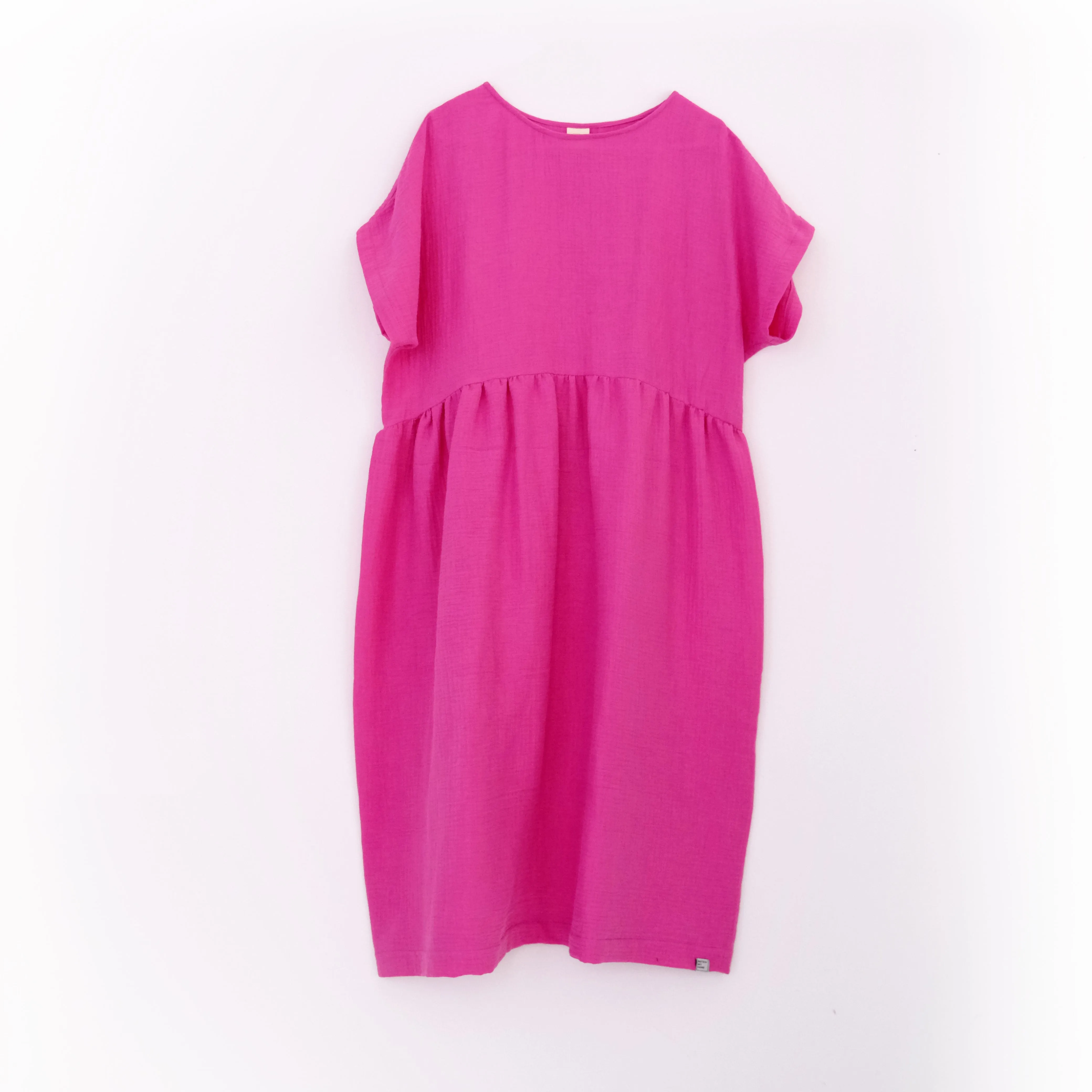 Oversize Kleid "Musselin Uni"