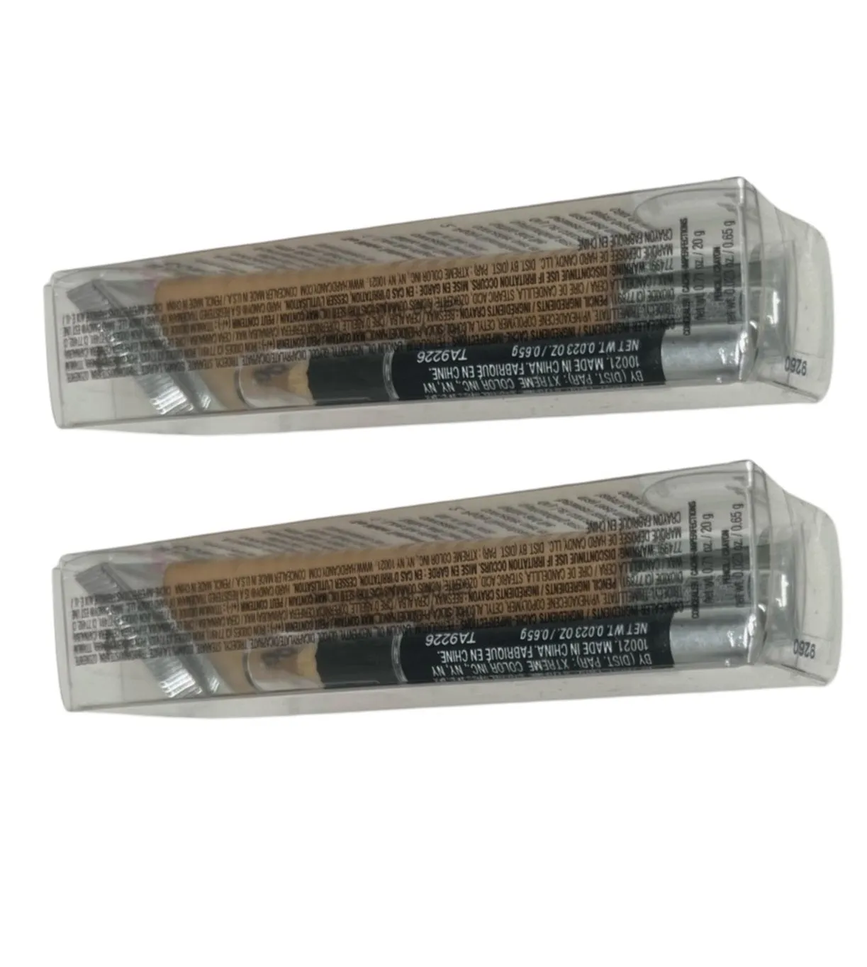 Pack of 2 Hard Candy Glamoflauge Heavy Duty Concealer with Concealer Pencil, Tan 0314
