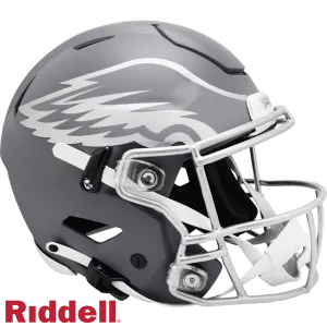 Philadelphia Eagles Helmet Riddell Authentic Full Size SpeedFlex Style Slate Alternate