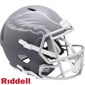 Philadelphia Eagles Helmet Riddell Replica Full Size Speed Style Slate Alternate