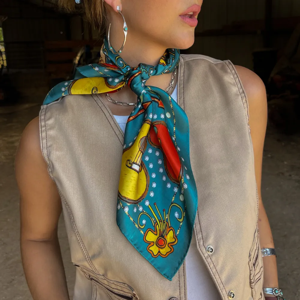 Porter Long Tall  Wild Rag Turquoise Long Tail
