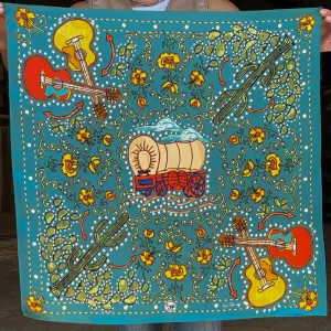 Porter Long Tall  Wild Rag Turquoise Long Tail