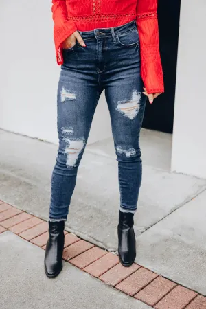 Posey Destroyed Skinny Jeans
