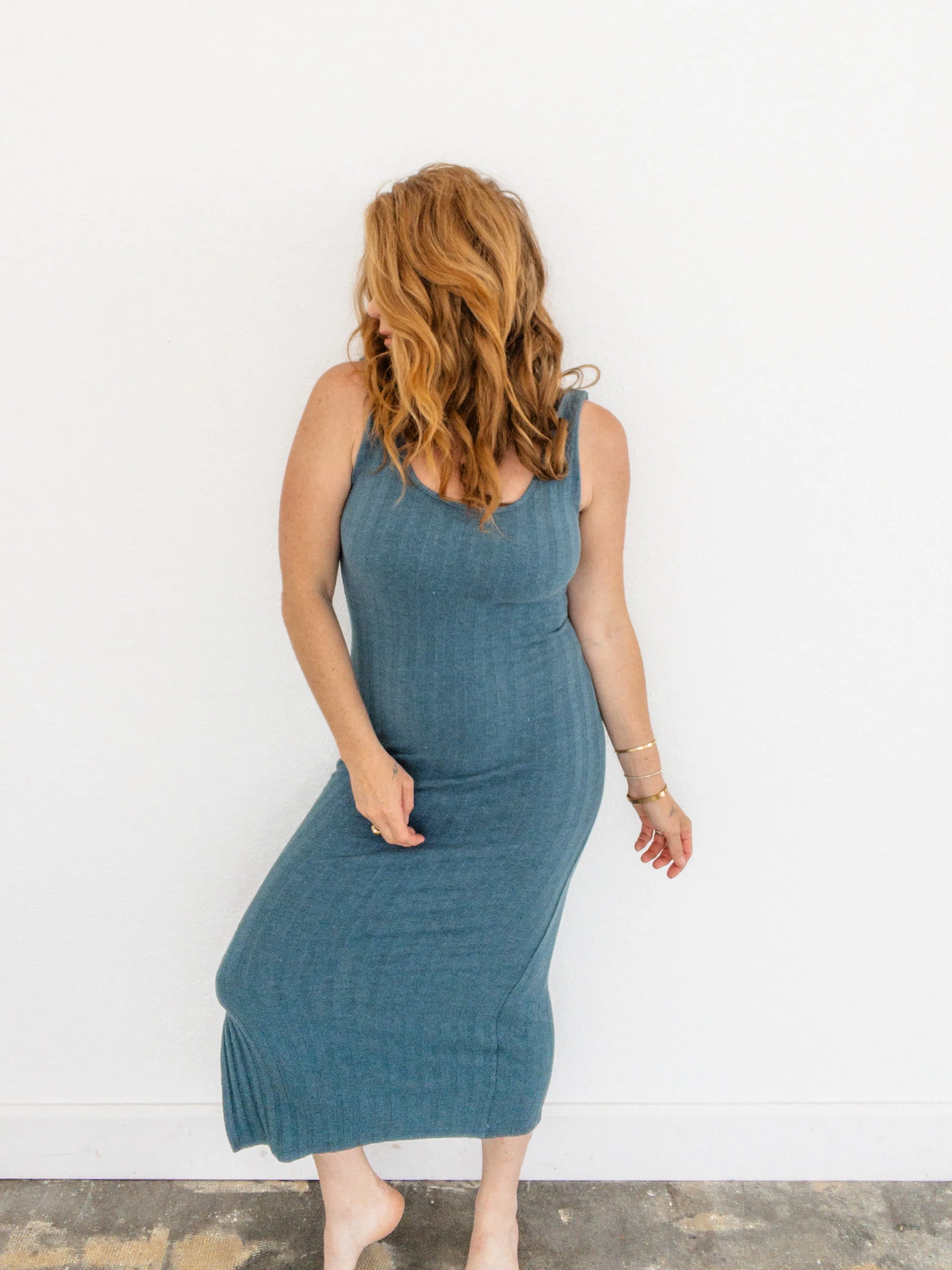 Project Social T Work It Out Scoop Neck Rib Dress