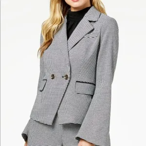 RACHEL Zoe Houndstooth Blazer