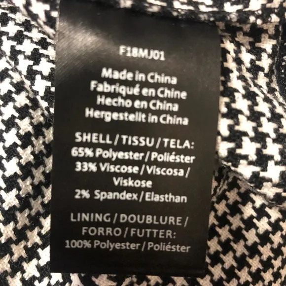 RACHEL Zoe Houndstooth Blazer